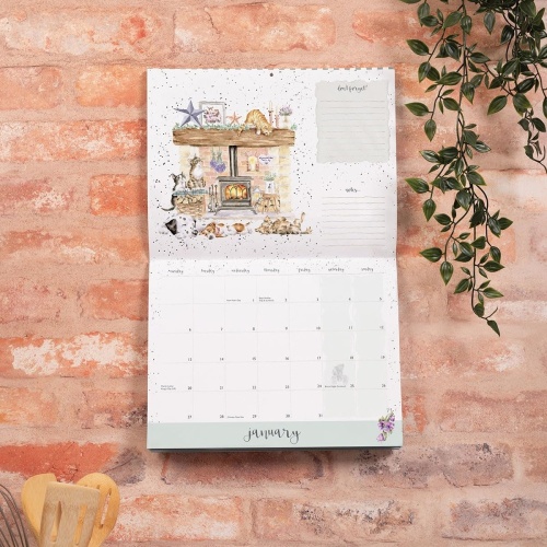 Wrendale Designs 2025 The Country Set Landscape Calendar