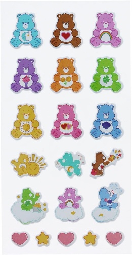 Care Bears Puffy Stickers