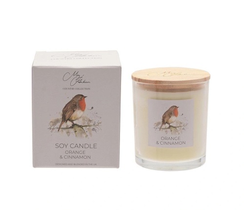 Meg Hawkins Orange & Cinnamon Soy Robin Christmas Candle