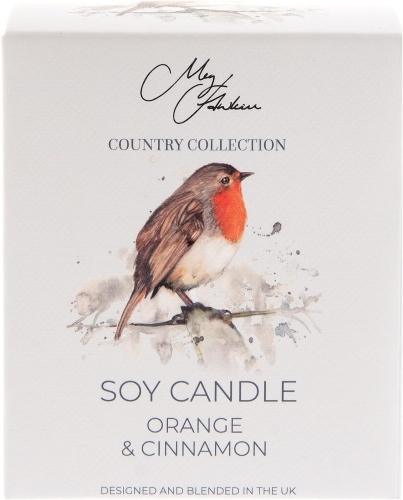 Meg Hawkins Orange & Cinnamon Soy Robin Christmas Candle