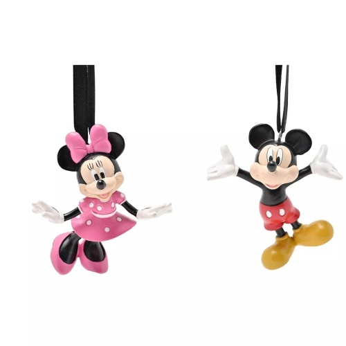 Disney Mickey & Minnie Mouse Set of 2 Hanging Decorations