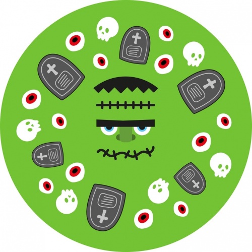Halloween Frankenstein Cupcake Kit 28 pcs Cake Cases and Toppers