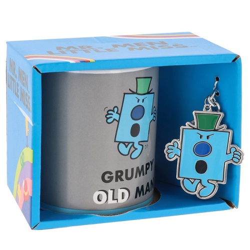 Mr Men Mr Grumpy Mug & Keyring Gift Set