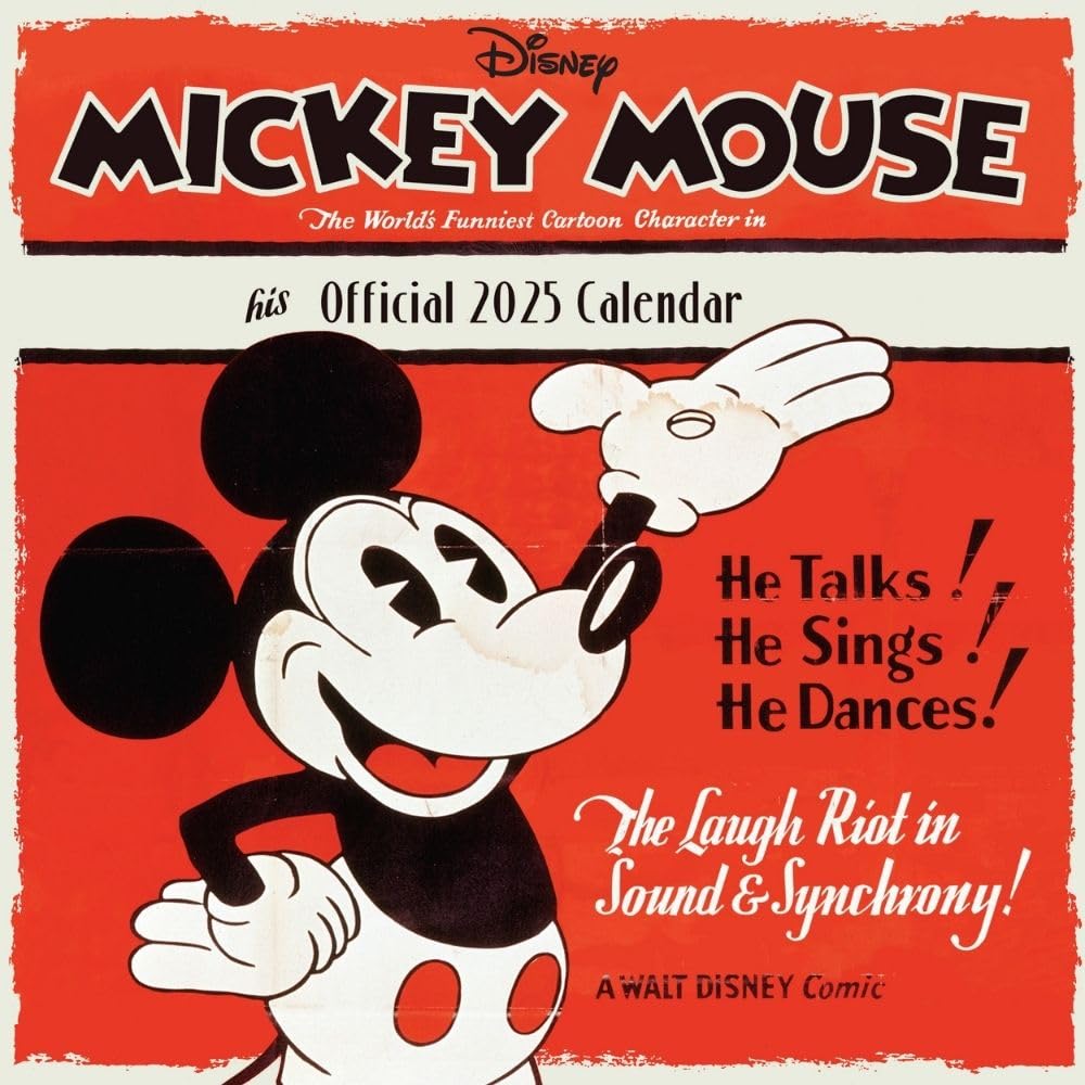 Disney Mickey Classics 2025 Calendar