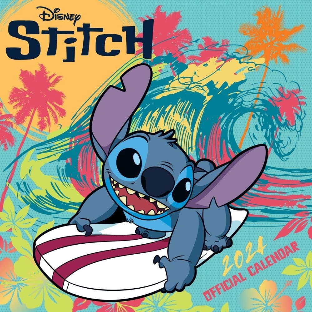 Lilo & Stitch Official 2024 Calendar Disney Officially Licensed ...
