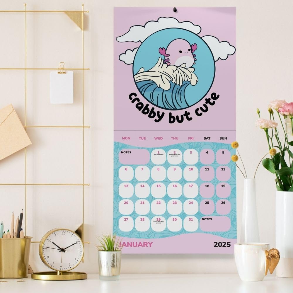 Squishmallows 2025 Wall Calendar threelittlebears.co.uk