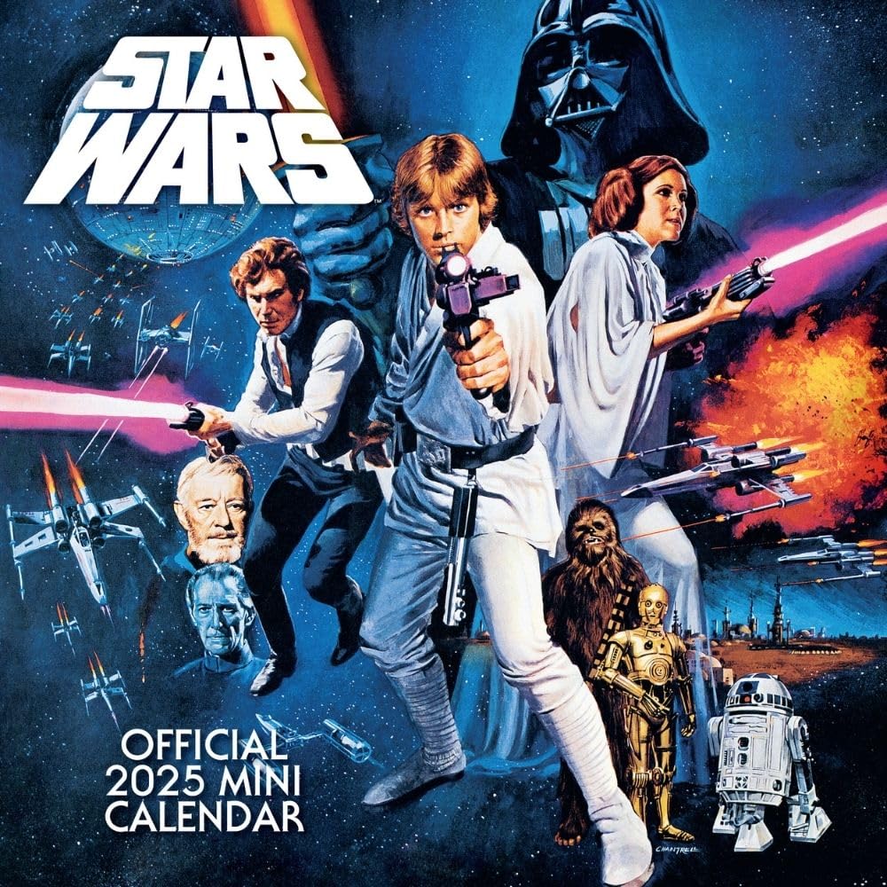 Star Wars Classic Mini 2025 Calendar