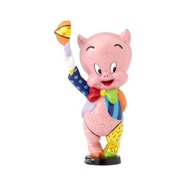 Porky Pig with Baseball Cap Britto Looney Tunes Figurine ...