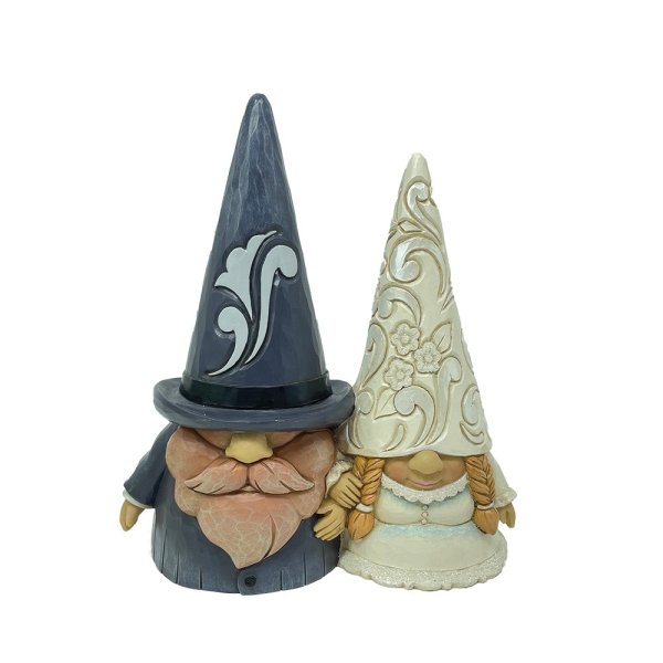 Jim Shore Bride & Groom Gnomes Heartwood Creek