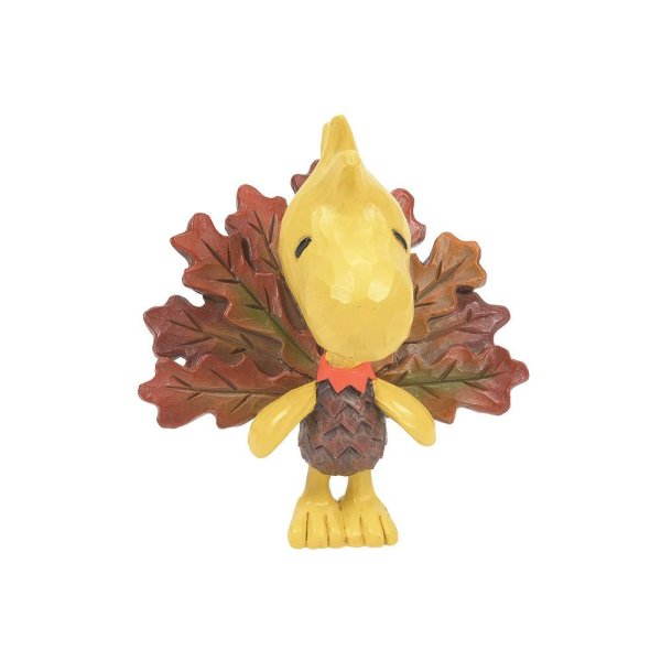 Jim Shore Peanuts Woodstock Turkey Mini Figurine