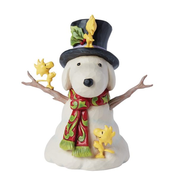 Jim Shore Peanuts Snoopy Snowman