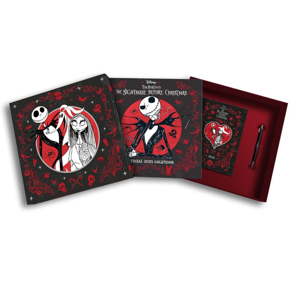 Disney The Nightmare Before Christmas 2025 Calendar, Diary & Pen Gift Box