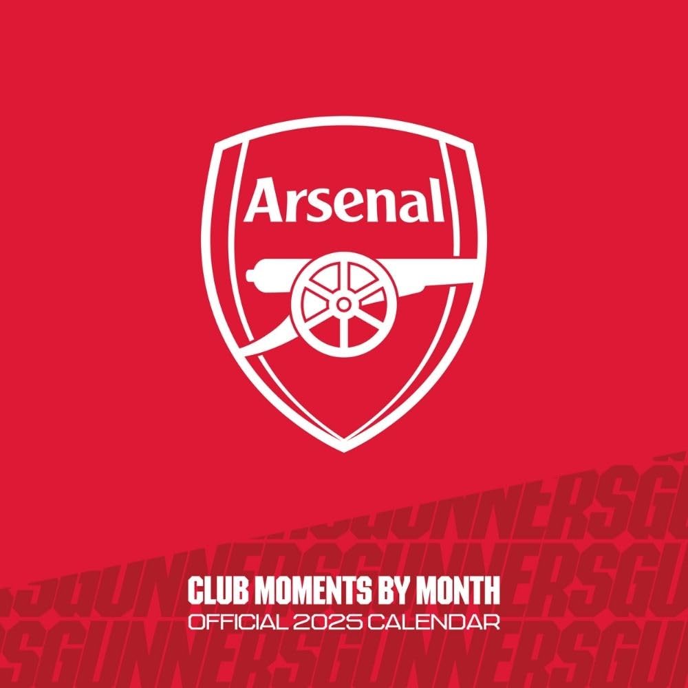 Arsenal FC Legends 2025 Wall Calendar