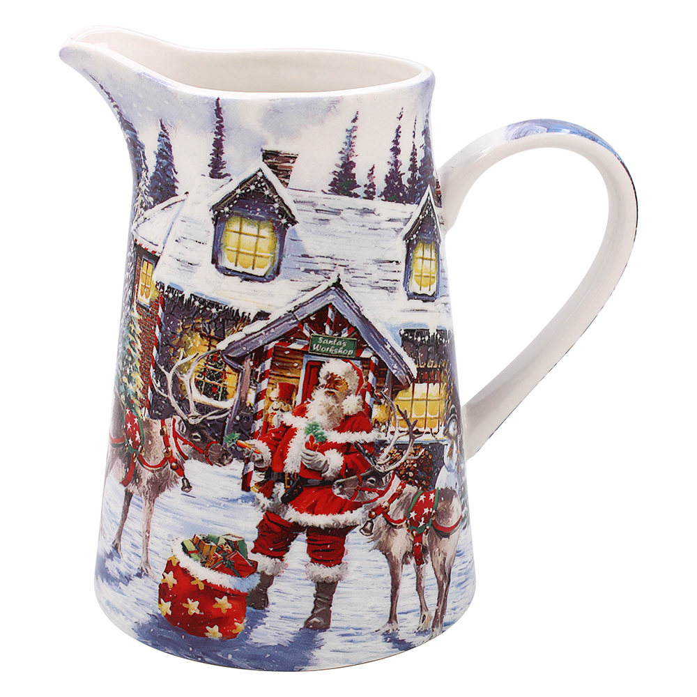 Santa Christmas Fine China Jug Gift Boxed