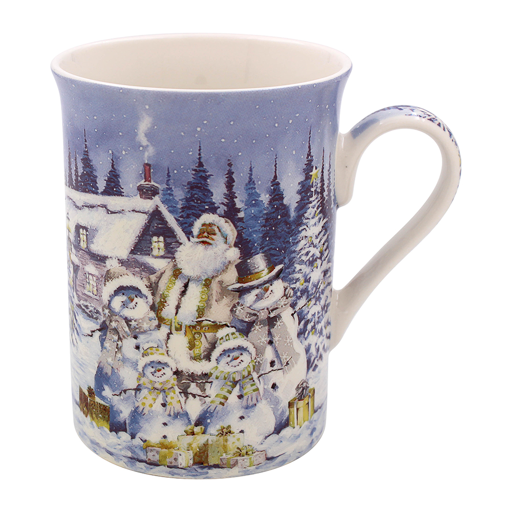 White Christmas Mug Gift Boxed