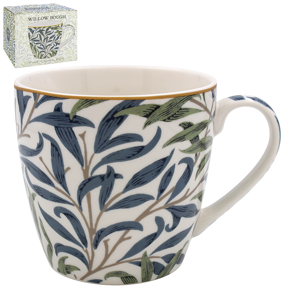 William Morris Willow Bough Floral Breakfast Mug