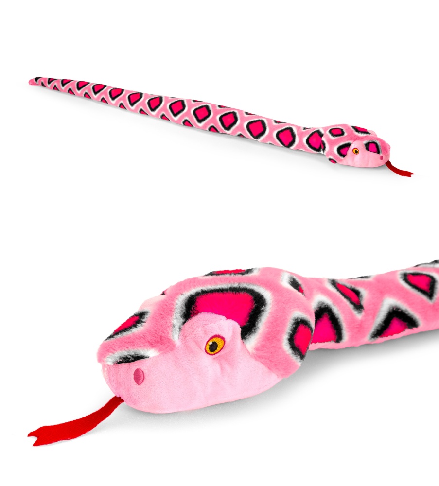 Keel Toys Keeleco 100cm Pink Snake Soft Plush