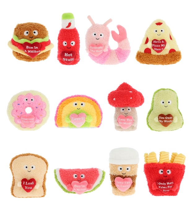 Keel Toys 12cm Keeleco Snackies Love Bites Random Design Sent