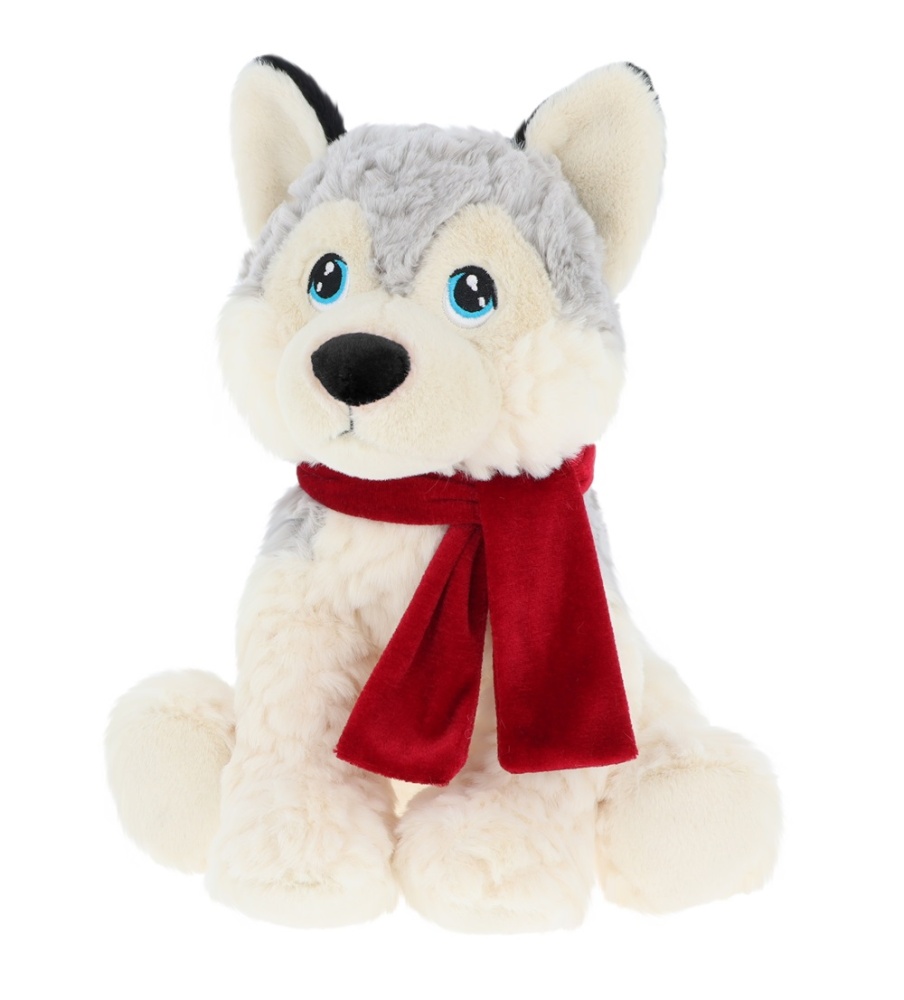 Keel Toys Keeleco Husky 20cm Christmas Plush Soft Toy