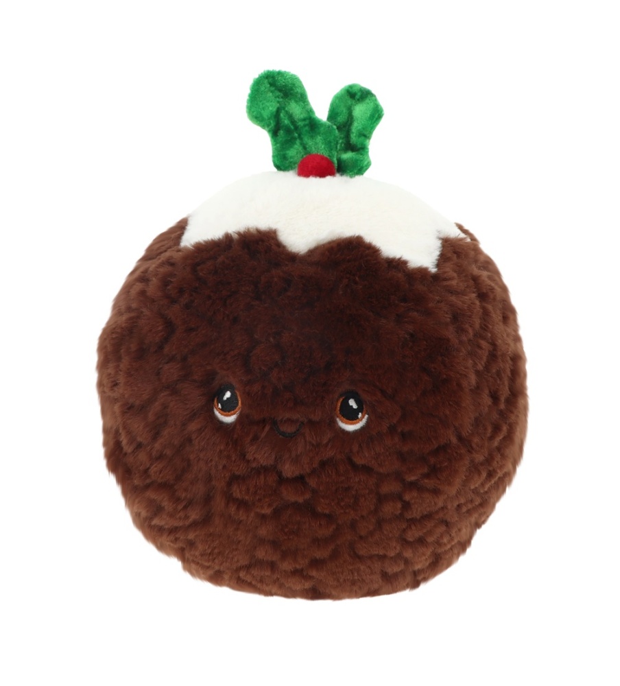 Keel Toys Keeleco 16cm Christmas Pudding Plush Soft Toy