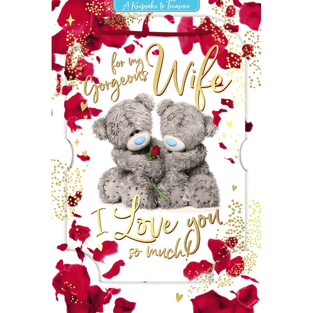 Me to You For My Gorgeous Wife Valentines Day Card Tatty Teddy