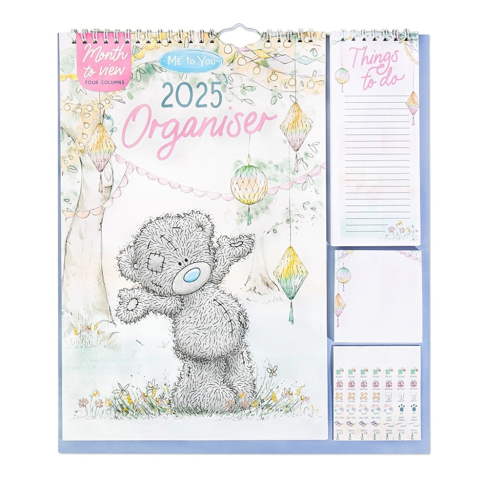 Me to You Household Planner 2025 Calendar Stickers Sticky Notes & Things to Do