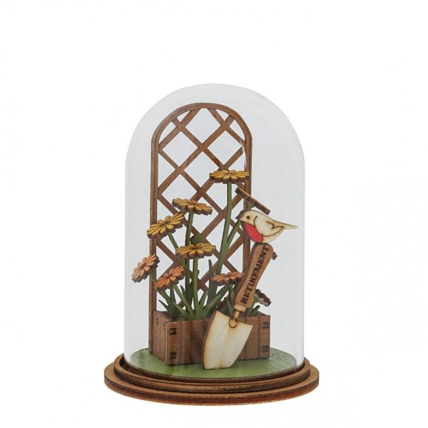 Retirement Figurine Robin Eco-friendly Glass Dome Figurine