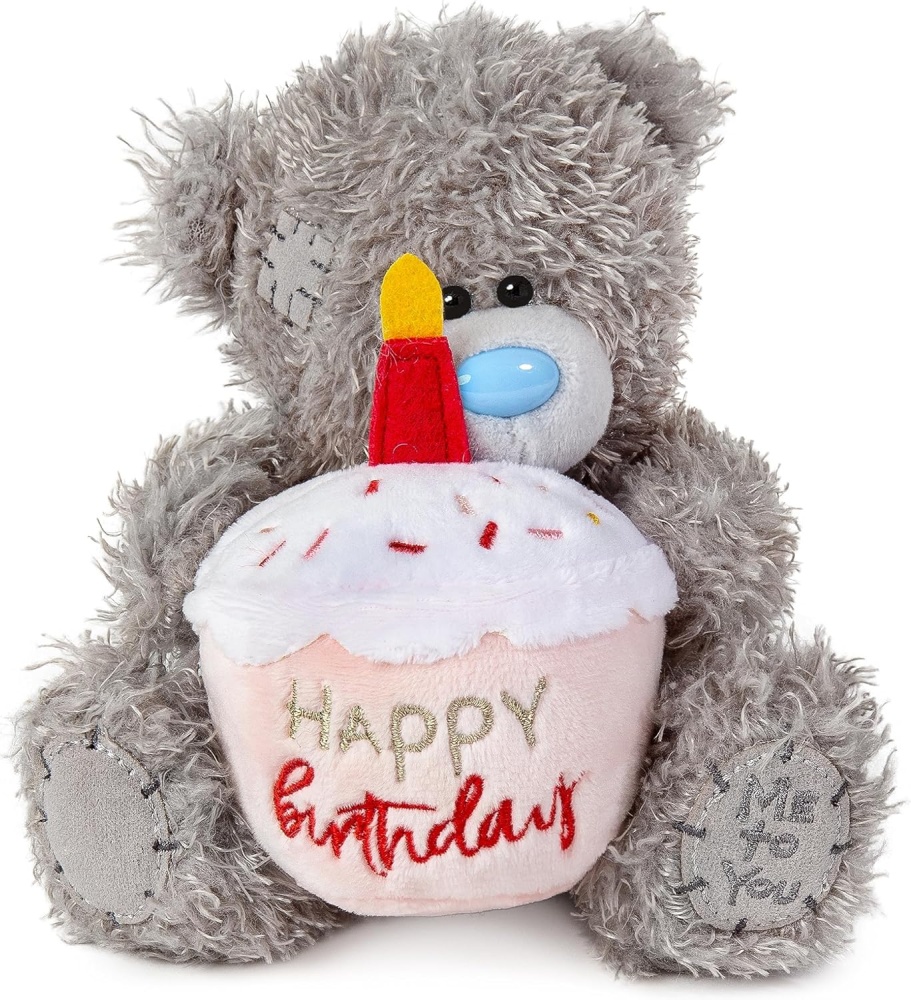 Me to You 7'' Happy Birthday Cake Plush Bear Tatty Teddy