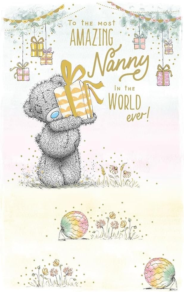 Me To You Amazing Nanny Tatty Teddy Birthday Card