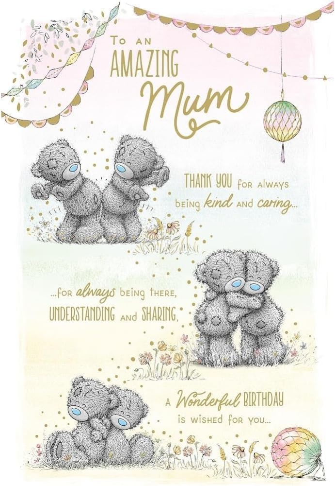 Me to You Amazing Mum Birthday Greetings Card