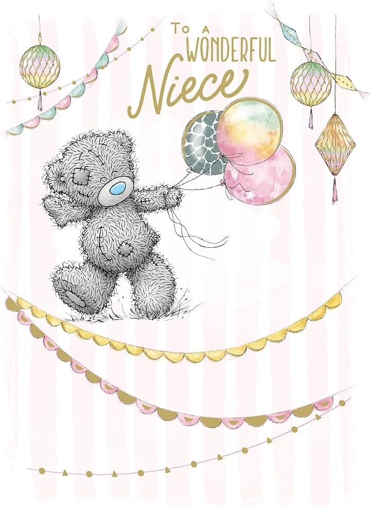 Me To You Tatty Teddy A Wonderful Niece Birthday Card