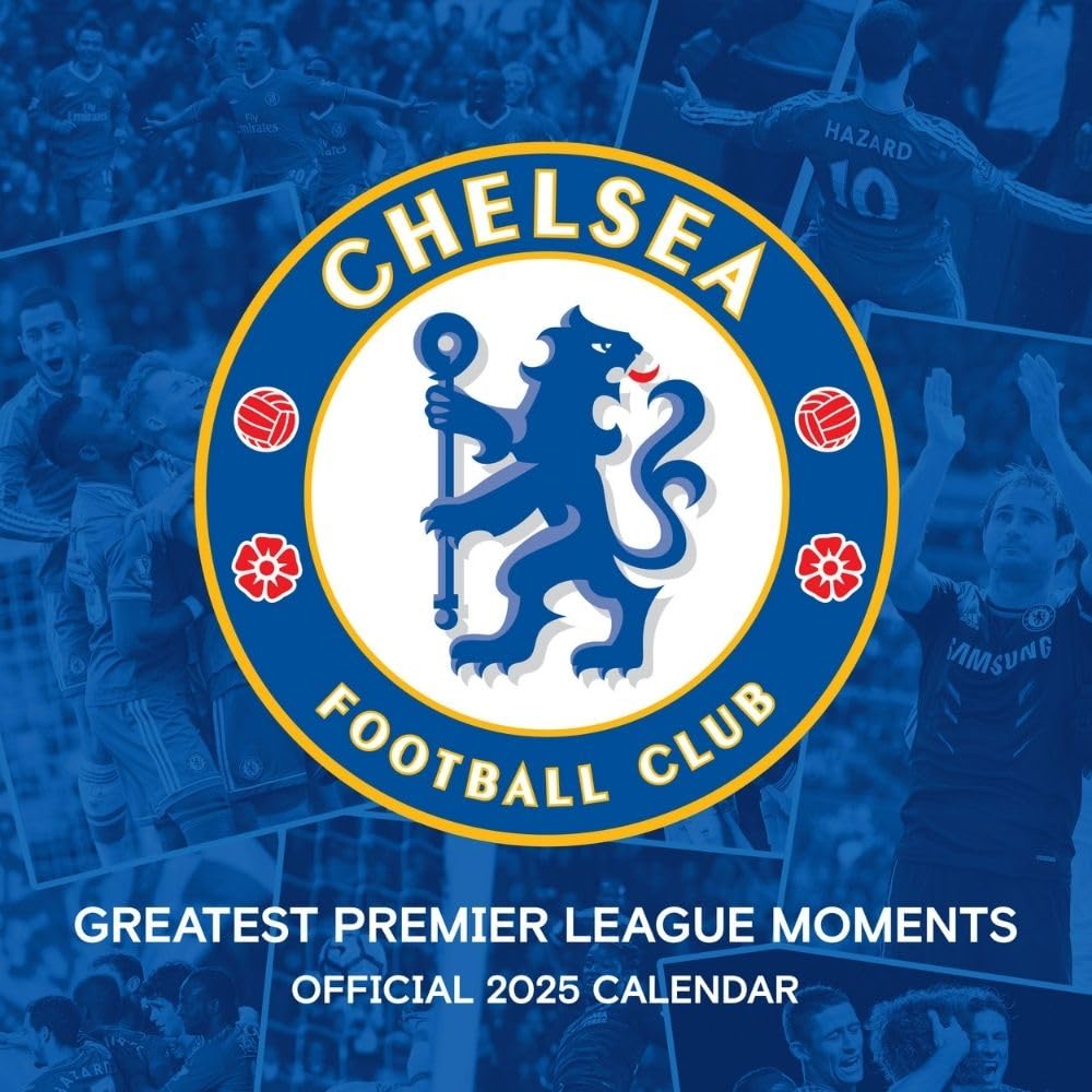 Chelsea FC Legends 2025 Wall Calendar