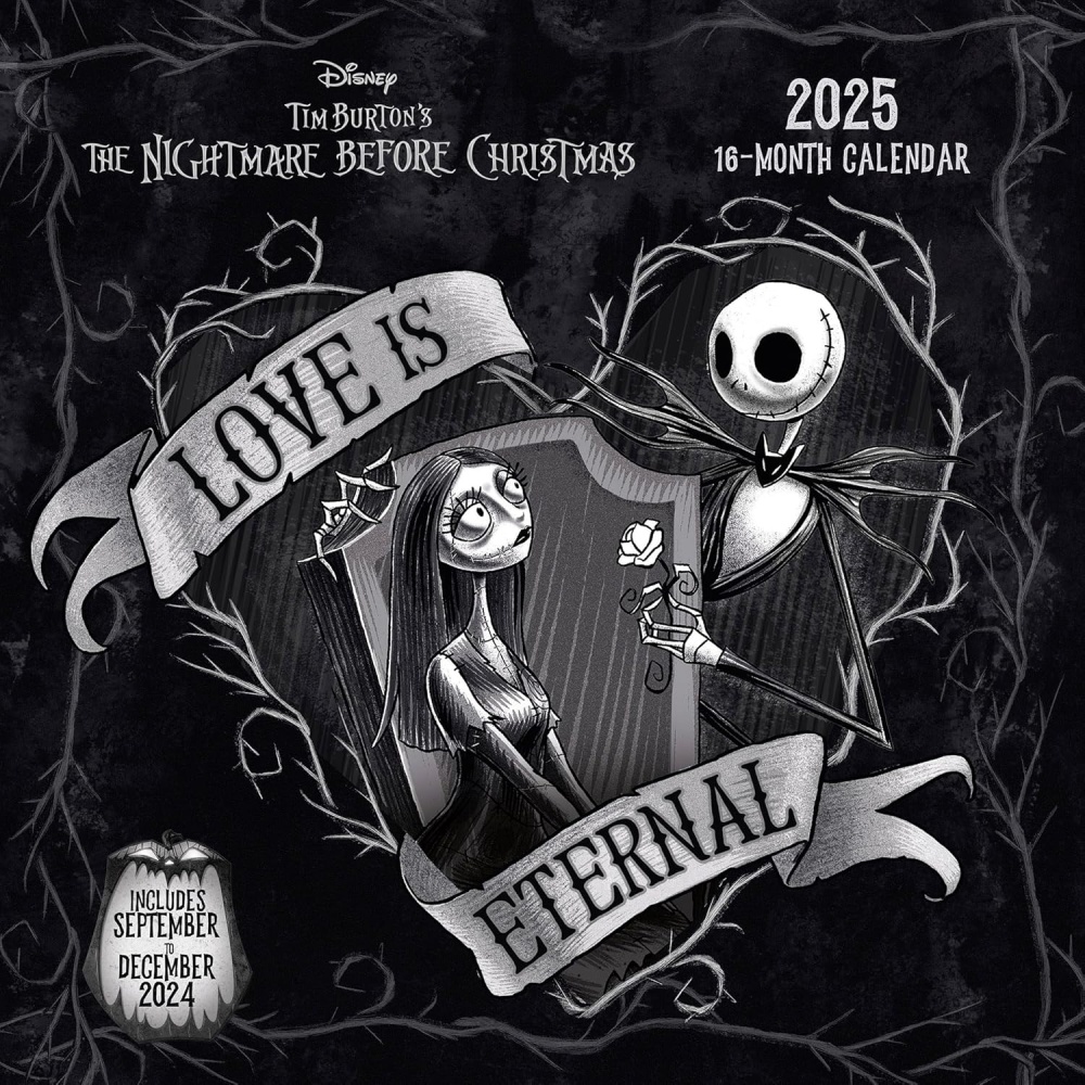 The Nightmare Before Christmas Official 2025 Disney Calendar