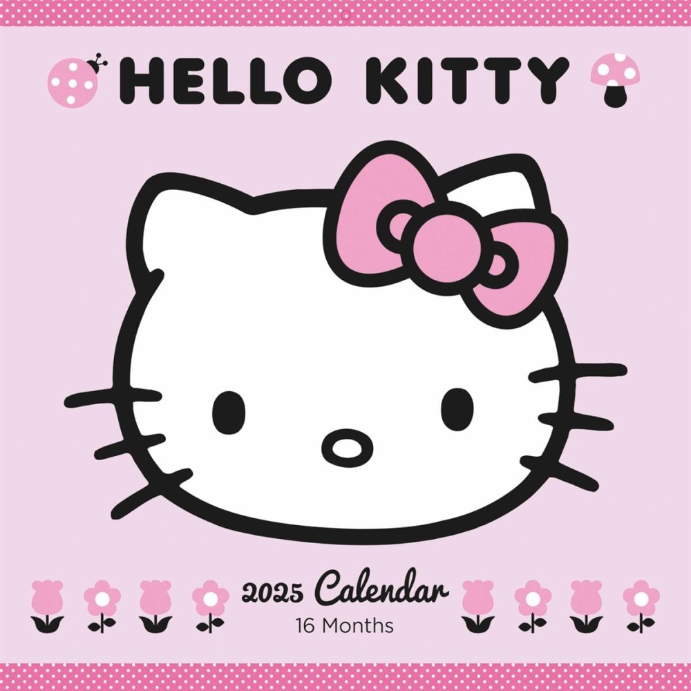 Hello Kitty 2025 Wall Calendar Officially Licensed