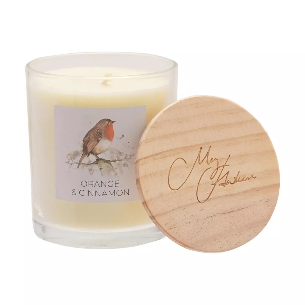 Meg Hawkins Orange & Cinnamon Soy Robin Christmas Candle