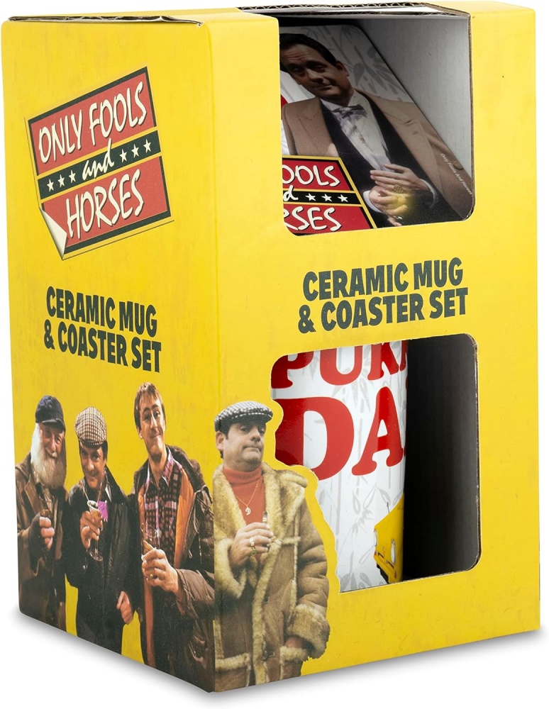 Only Fools And Horses Mug & Coaster Set Pukka Dad