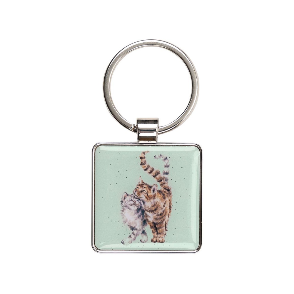 Wrendale Designs Feline Good Cat Metal Keyring