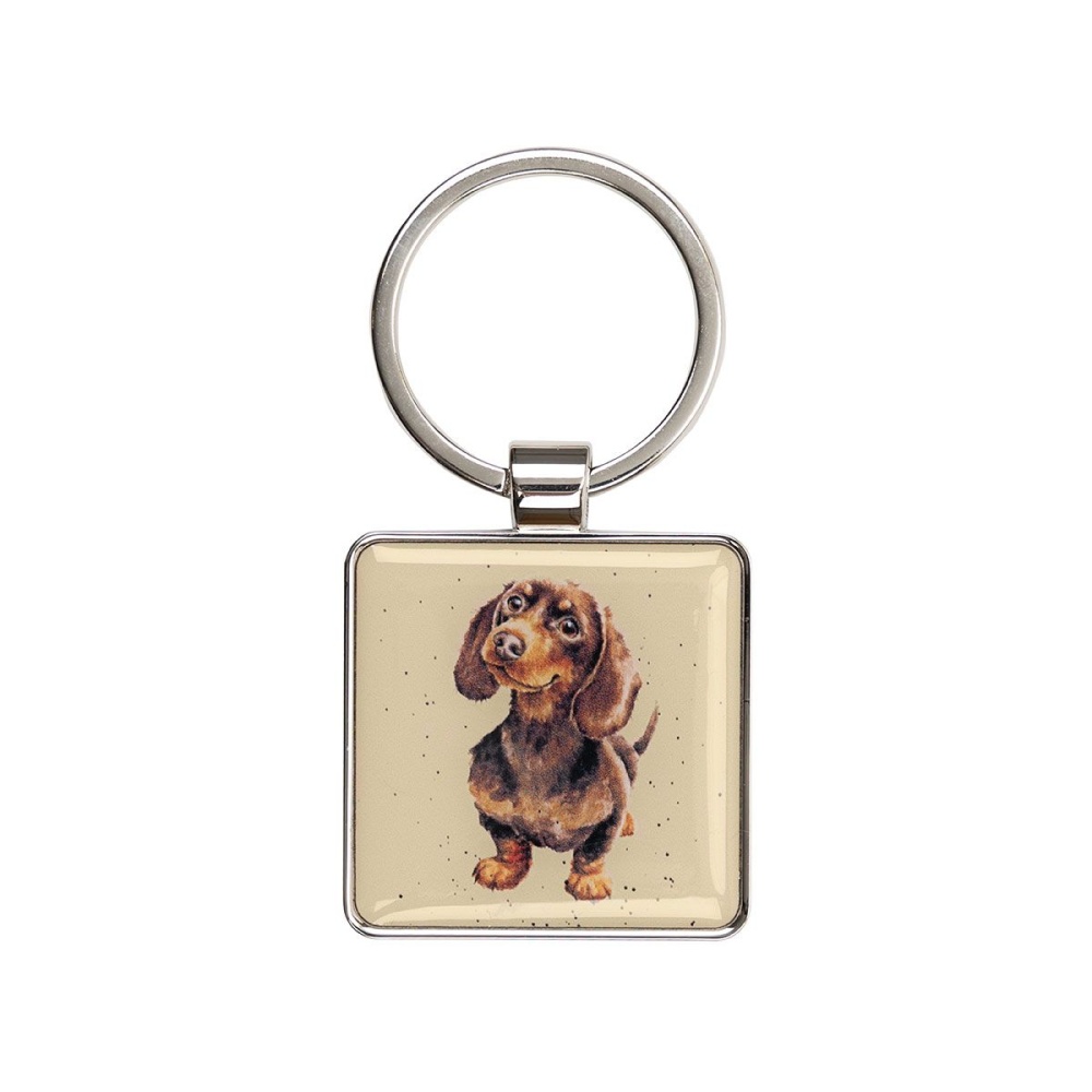 Wrendale Designs Little One dachshund Metal Keyring