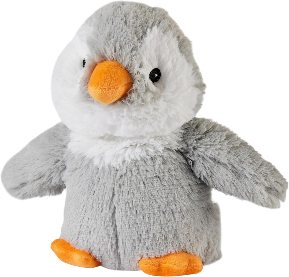 Warmies Grey Penguin Cozy Plush