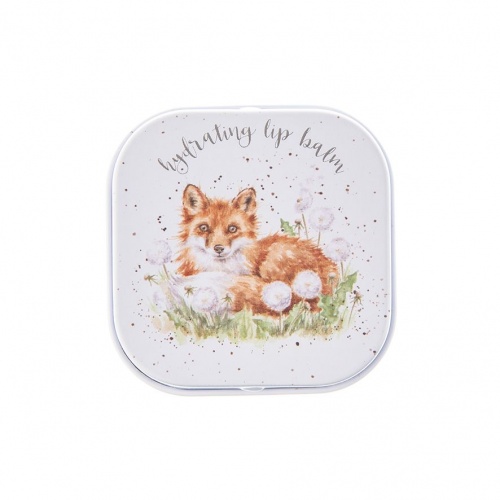 Wrendale Designs The Dandy Fox Honey & Vanilla Hydrating Lip Balm tin