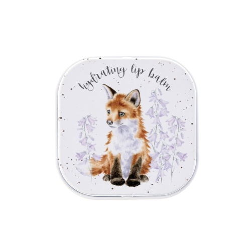 Wrendale Designs Stay Clever Little Fox Honey & Vanilla Hydrating Lip Balm tin