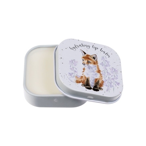 Wrendale Designs Stay Clever Little Fox Honey & Vanilla Hydrating Lip Balm tin