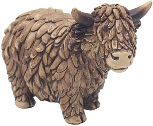 Hughie Highland Cow Figurine Ornament