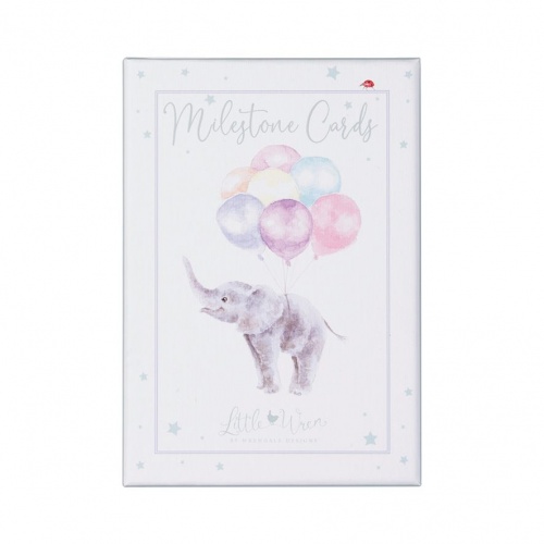 Wrendale Designs Baby Milestone Cards Animal Theme Little Wren