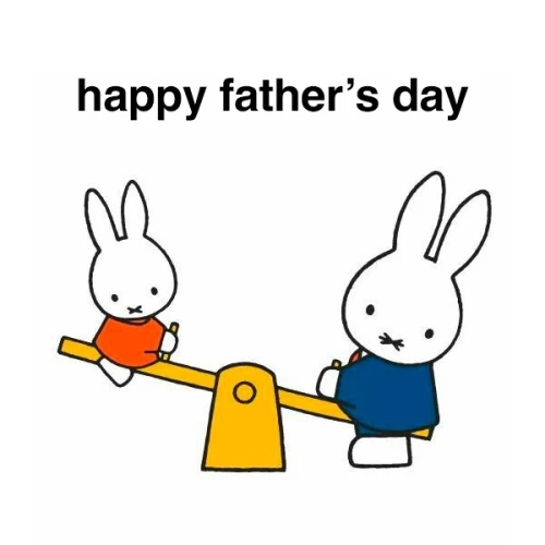 Miffy Happy Father's Day Greeting Card