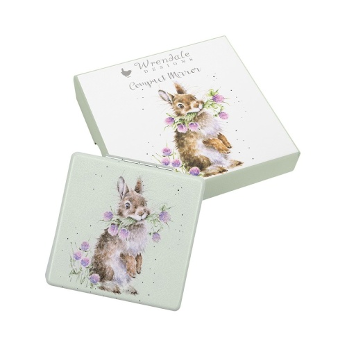 Wrendale Designs Head Clover Heels Bunny Rabbit Compact Mirror Gift Boxed