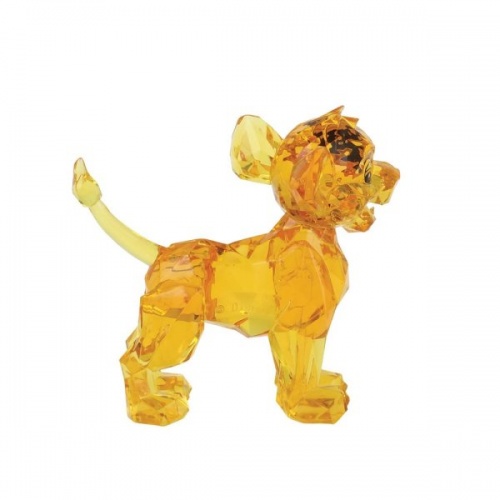 Disney Simba Facets Figurine Gem Cut Acrylic Sculpture The Lion King