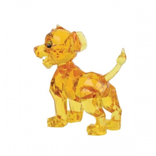 Disney Simba Facets Figurine Gem Cut Acrylic Sculpture The Lion King