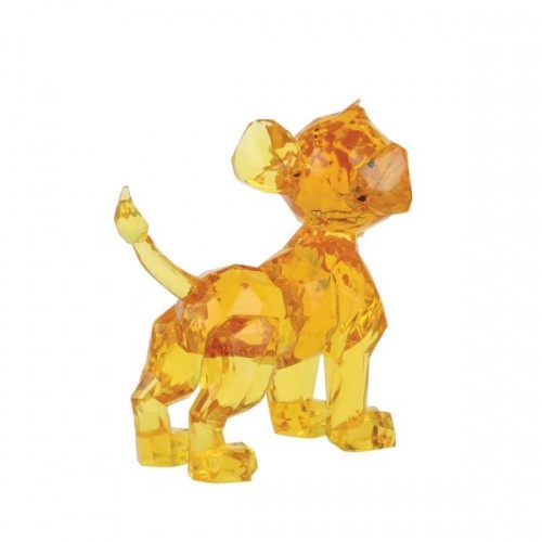 Disney Simba Facets Figurine Gem Cut Acrylic Sculpture The Lion King