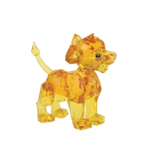 Disney Simba Facets Figurine Gem Cut Acrylic Sculpture The Lion King